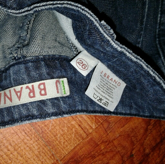 💙J BRAND high rise trouser jeans 26x34💙 - Picture 3 of 4